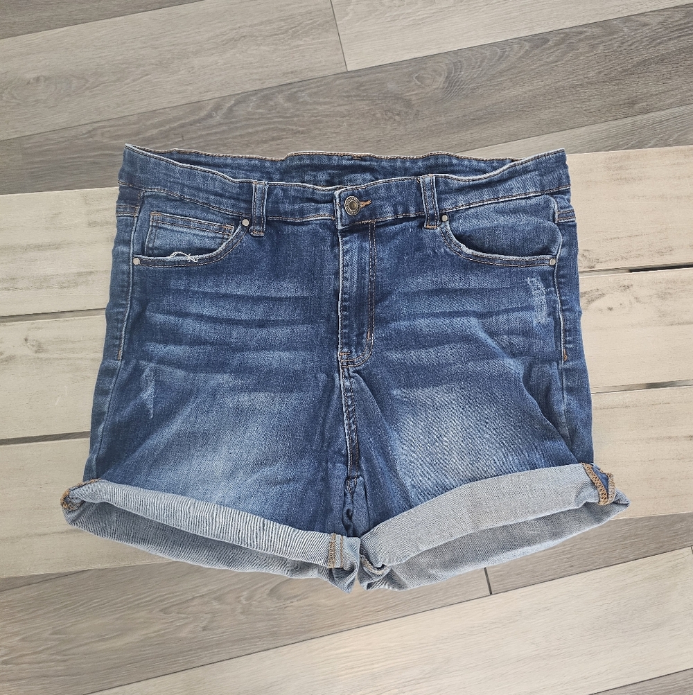 Grace And Lace Jean Shorts Denim 16
